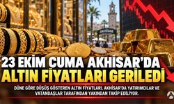 23 Ekim Cuma: Akhisar’da Altın Fiyatları Geriledi! İşte Piyasada Son Durum