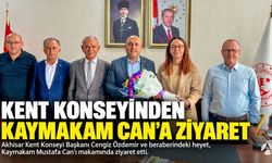 Akhisar Kent Konseyi’nden Kaymakam Mustafa Can’a Ziyaret