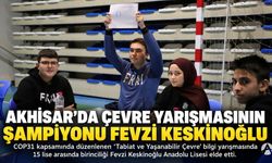 Akhisar’da 15 Lise Çevre Bilinci İçin Yarıştı: Birincilik Fevzi Keskinoğlu Anadolu Lisesi’nin