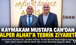 Kaymakam Mustafa Can’dan Ticaret Borsası Başkanı Alper Alhat’a Hayırlı Olsun Ziyareti