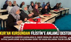Akhisar’da Kur’an Kursu Kursiyerlerinden Filistin’e Anlamlı Destek