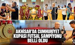 Akhisar’da Cumhuriyet Kupası Futsal Şampiyonu Belli Oldu