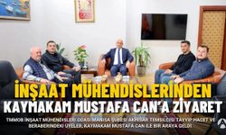 İnşaat Mühendislerinden Kaymakam Mustafa Can’a Ziyaret