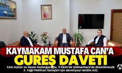 Gölmarmara’daki Yağlı Pehlivan Güreşlerine Kaymakam Mustafa Can’a Davet