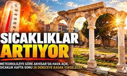 Pastırma Sıcakları Başladı! Akhisar’da Termometreler Yeniden Yükseliyor