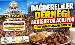Akhisar’da Dağdereliler Derneği Açılıyor: Tüm Vatandaşlar Davetli