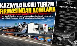Akhisar’da 11 Kişinin Öldüğü Kazanın Ardından Turizm Firmasından Açıklama!