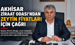 Akhisar Ziraat Odası’ndan zeytin fiyatları için çağrı