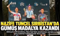 Akhisarlı Milli Bisikletçi Nazife Tunçel’den Sırbistan’da Gümüş Madalya!