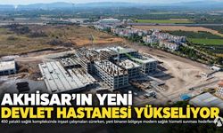 Akhisar’ın 450 Yataklı Yeni Devlet Hastanesinde Çalışmalar Sürüyor