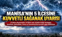 Manisa’nın 5 İlçesine Kuvvetli Sağanak Uyarısı! Sel ve Su Baskınına Dikkat
