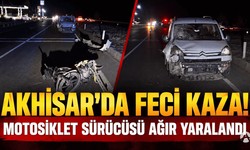 Akhisar-Gölmarmara Yolunda Feci Kaza!