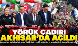 Akhisar’da Yörük Çadırı Törenle Açıldı: Gelenekler Gelecek Nesillere Aktarılacak