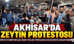 Akhisar'da zeytin protestosu; Elekler Kapatıldı, Alımlar Durduruldu!