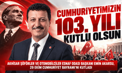 Emin Akarsu’dan 29 Ekim Cumhuriyet Bayramı mesajı