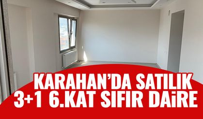 Karahan Towers'ta Satılık 3+1 Sıfır 6. Kat Daire