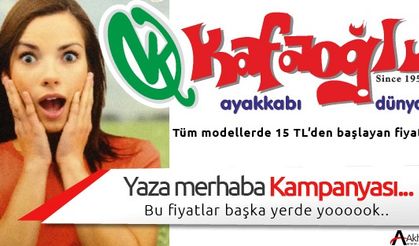 Kafaoğlu Ayakkabı'da Yaza Merhaba Kampanyası