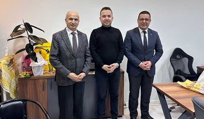 İlçe Milli Eğitim Müdürü Süleyman Erdem, Akhisar Press Haber'i ziyaret etti