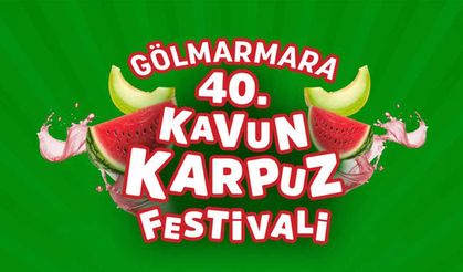 Gölmarmara Belediyesi'nden 40. Kavun-Karpuz Festivali