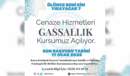 Akhisar Halk Eğitimi Merkezi’nden Gassallık Kursu