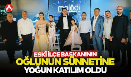 Eski İlçe Başkanı Mustafa Kındıroğlu'nun oğlunun sünnet törenine yoğun katılım