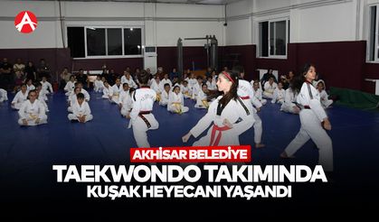 Akhisar Belediye Taekwondo Takımı’nda Kuşak Terfi Heyecanı