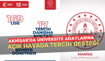 Akhisar’da Üniversite Adaylarına Açık Havada Tercih Desteği