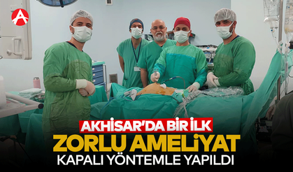 Akhisar'da Bir İlk: Kalın Bağırsak Kanseri Ameliyatı Kapalı Yöntemle Başarıyla Yapıldı