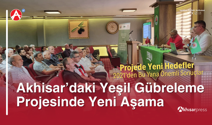 TEMA Vakfı’nın Akhisar’daki Yeşil Gübreleme Projesinde Yeni Aşama