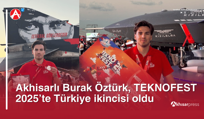 Akhisarlı Burak Öztürk, TEKNOFEST 2025’te Türkiye ikincisi oldu