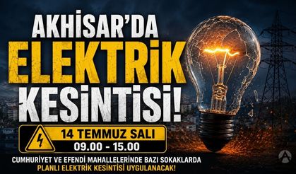 Akhisar'da Salı Günü Planlı Elektrik Kesintisi
