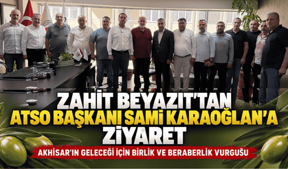 Zahit Beyazıt’tan ATSO Başkanı Sami Karaoğlan’a Ziyaret