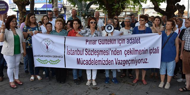 Akhisar Kadın Derneği'nden "Pınar Gültekin" kararına protesto!