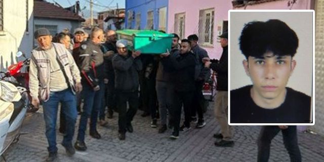 Akhisar'da hayatını kaybeden genç kurye, son yolculuğuna uğurlandı