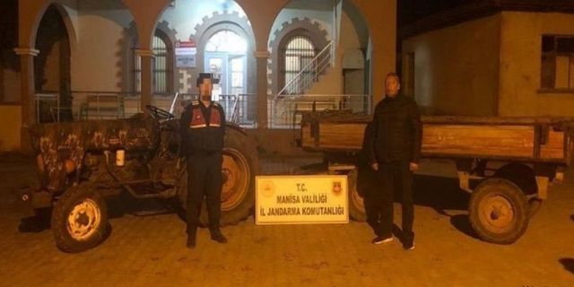 Akhisar'da hırsızlık şoku yaşayan çiftçinin imdadına Jandarma yetişti!