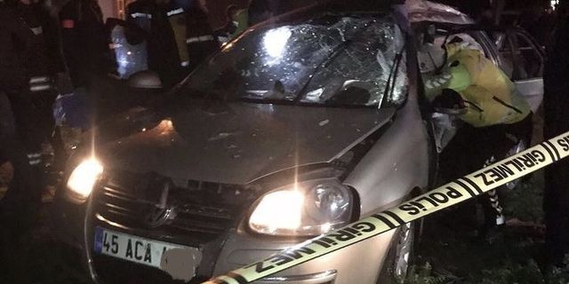 Akhisar’da feci kaza: 1 ölü 2 yaralı!