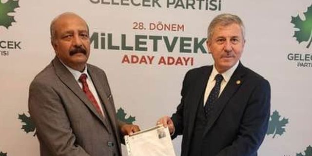 Erdoğan Şener, Gelecek Partisi'nden aday adayı oldu
