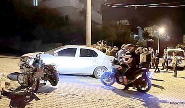Akhisar'da iki grup arasında çatışma: Biri polis iki kişi yaralandı!
