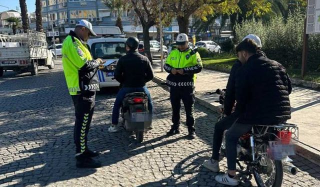 Motosiklet sürücülerine sıkı denetim!