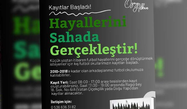 Akhisarspor Futbol Okulları Kayıtları Başlıyor!