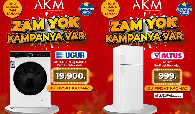 AKM Alışveriş Merkezi'nde "Zam Yok, Kampanya Var"