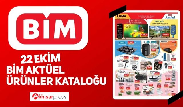 BİM 22 Ekim 2024 Salı İndirim Kataloğu: Her Bütçeye Uygun Fiyatlar