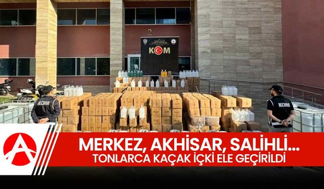 Eş Zamanlı Operasyon: Tonlarca Kaçak İçki Ele Geçirildi