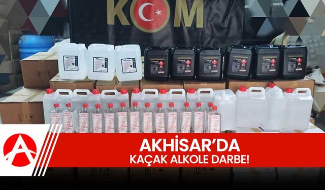 Akhisar’da 1.653 Litre Kaçak Etil Alkol Ele Geçirildi