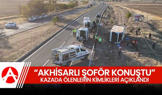 Otobüs şoförünün ifadesi ortaya çıktı.. Ölenlerin kimlikleri belli oldu!