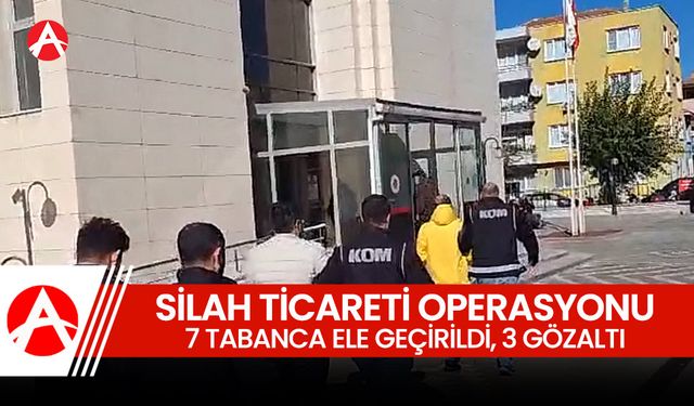 Akhisar’da Silah Ticareti Operasyonu: 7 Ruhsatsız Tabanca Ele Geçirildi