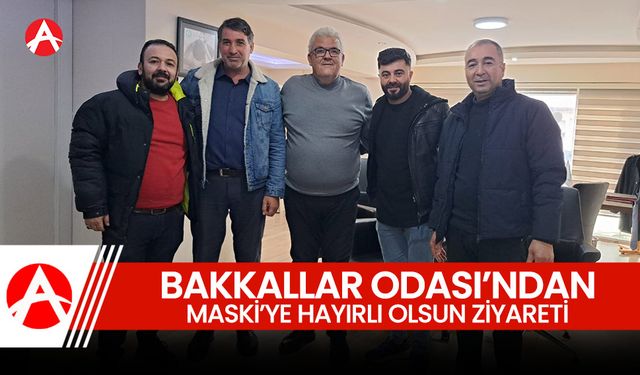 Akhisar Bakkallar Odası’ndan MASKİ'ye hayırlı olsun ziyareti