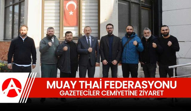 Muaythai Federasyonu’ndan Manisa Gazeteciler Cemiyeti’ne Ziyaret