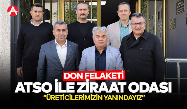 ATSO Başkanı Karaoğlan’dan Ziraat Odası’na Ziyaret: “Üreticilerimizin Yanındayız”