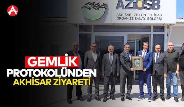 Gemlik ve Akhisar Protokolünden Zeytin İhtisas OSB’ye Ortak Ziyaret